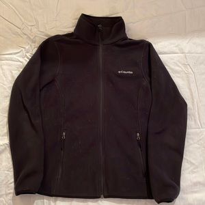 Black Columbia zip-up Fleece